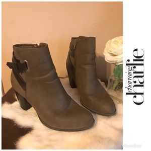 Beautiful faux suede bootie